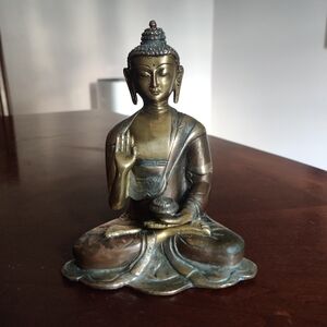 Vintage Brass Buddha